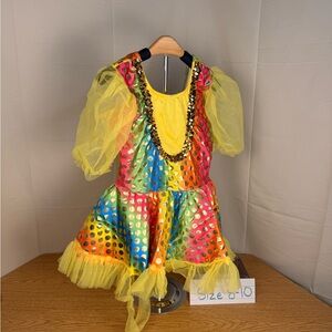 Colorful Kids Costume with Yellow Accents